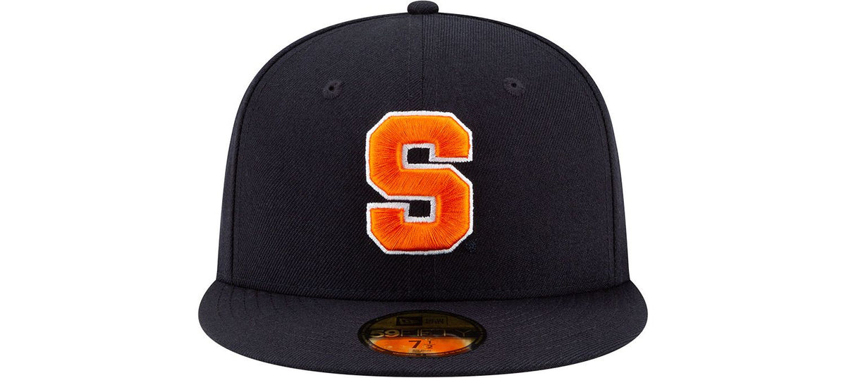New Era Syracuse S 59FIFTY Block Hat - Team Fitted Shop Syracuse Manny\'s The Original –
