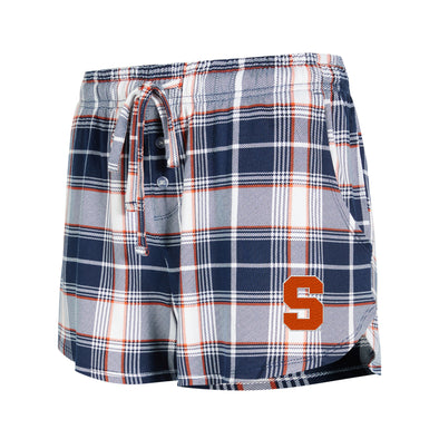 Concepts Sport Women's Syracuse Ashford Plaid Knit Shorts