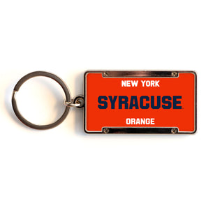 Jardine Syracuse License Plate Shaped Keychain