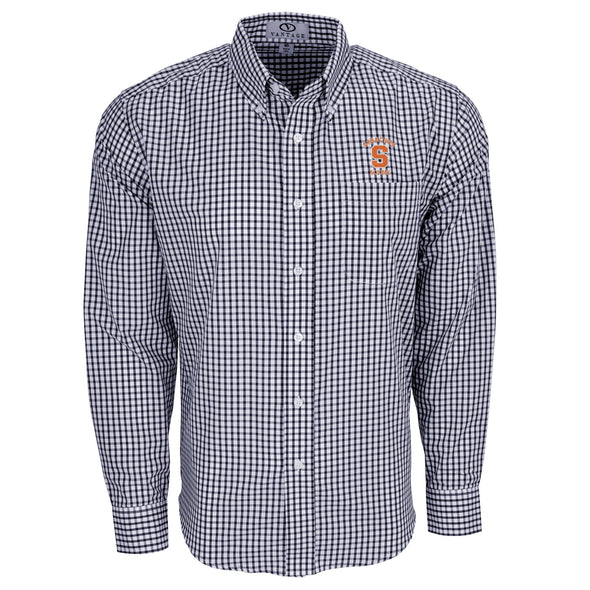 Vansport Syracuse Alumni Easy-Care Gingham Check Shirt