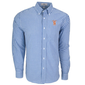 Vansport Syracuse Alumni Easy-Care Gingham Check Shirt