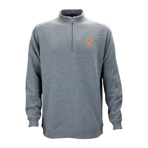 Vansport Syracuse Alumni Premium Cotton 1/4 Zip Fleece Pullover