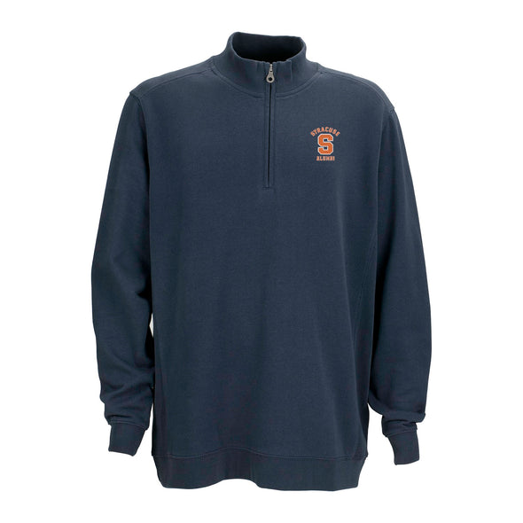 Vansport Syracuse Alumni Premium Cotton 1/4 Zip Fleece Pullover