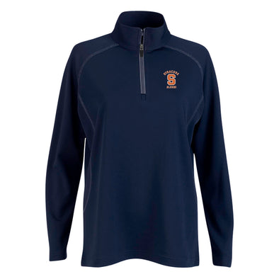 Vansport Ladies Syracuse Alumni Twill Knit 1/4 Pullover