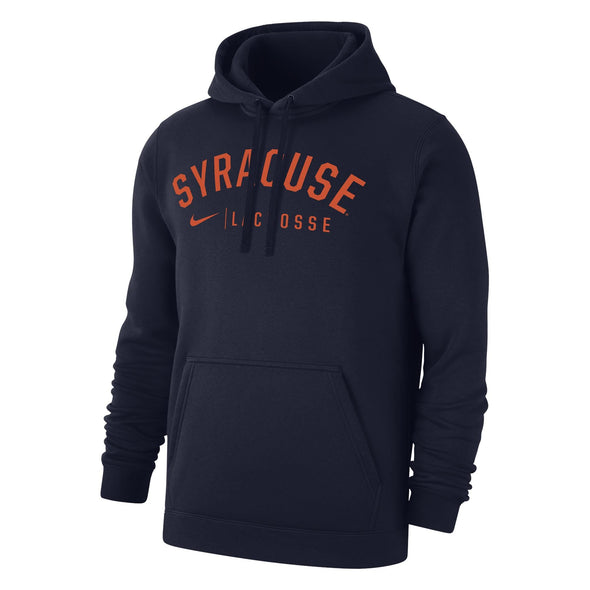 Nike Syracuse Lacrosse Stadium Club Fleece Pullover Hoodie