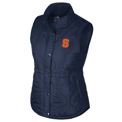 Colosseum Women's Syracuse Loretta Cinched Waist Puffer Vest