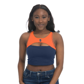 Zoozatz Syracuse Peek-A-Boo Sports Bra