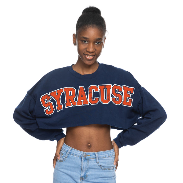 Zoozatz Women's Syracuse Uber Crop