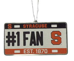 Forever Collectibles Syracuse License Plate Ornament