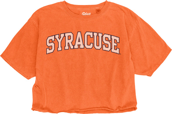 Blue '84 Women's Syracuse Slow Start Cropped Tee