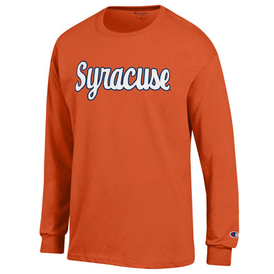 Champion Syracuse Script Long Sleeve