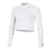 Champion Women's Syracuse Cropped Mock Neck Long Sleeve