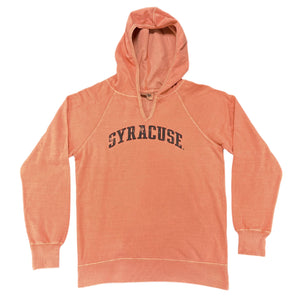 MV Sport Women's Distressed Syracuse V-Neck Hoodie