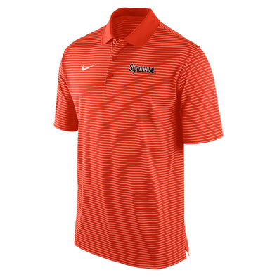 Nike Syracuse Script Stadium Striped Polo