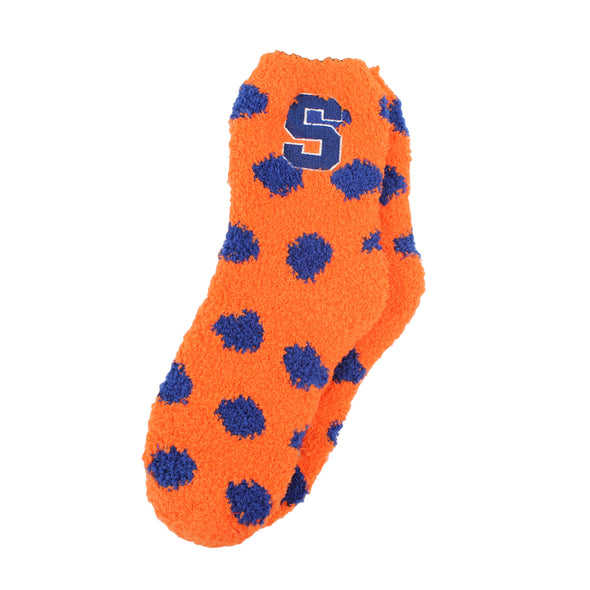 Zoozatz Women's Fuzzy Polka Dot Socks