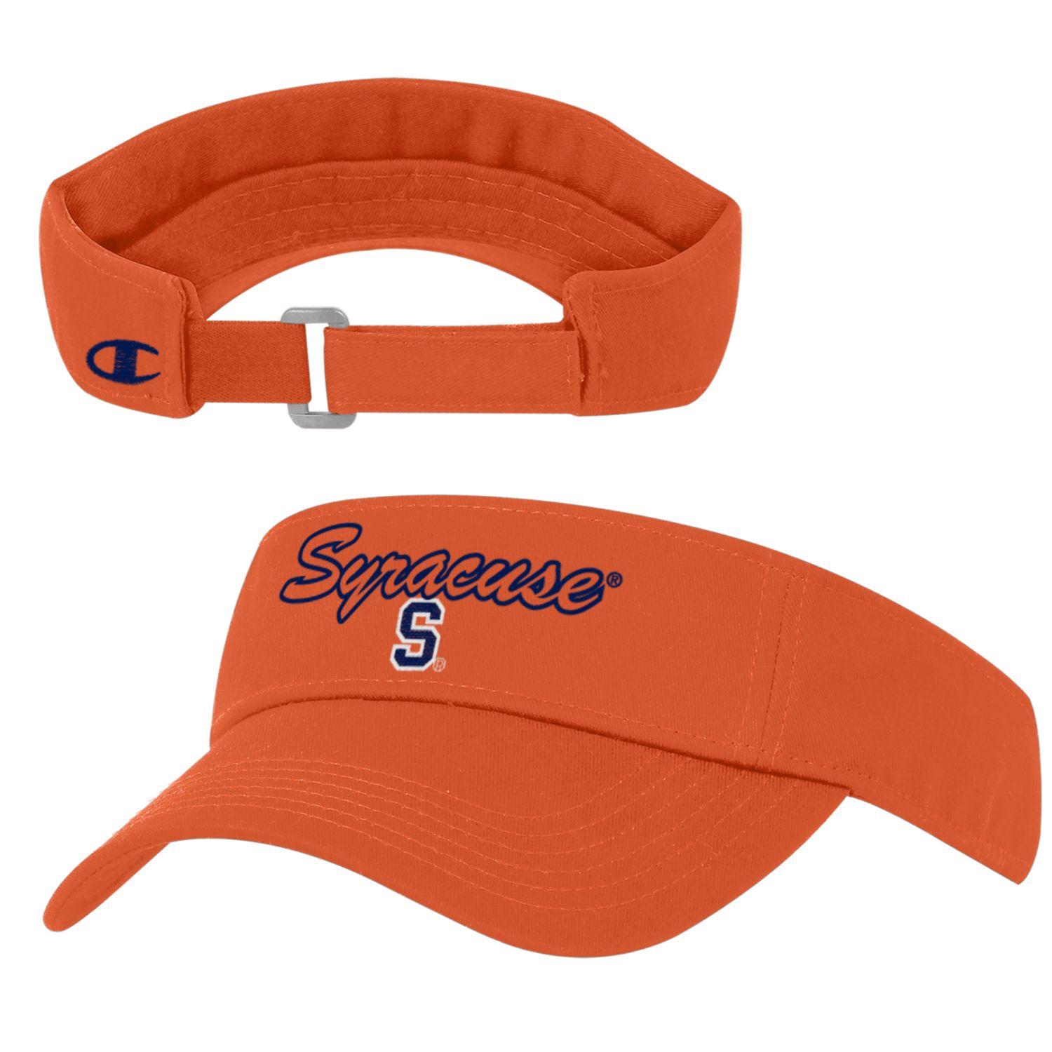 Champion Open Script Visor Orange