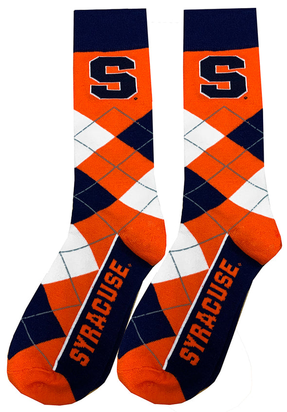 Bare Feet Syracuse Argyle Lineup Socks