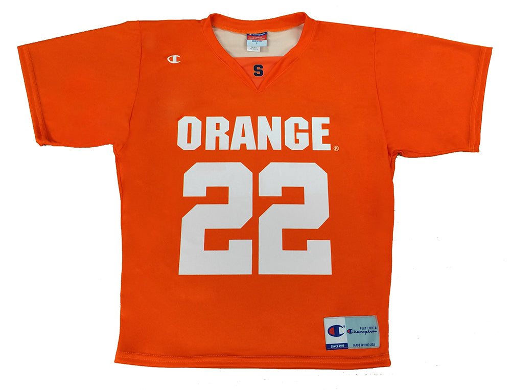 Champion #22 Replica Lacrosse Jersey Orange / X-Large