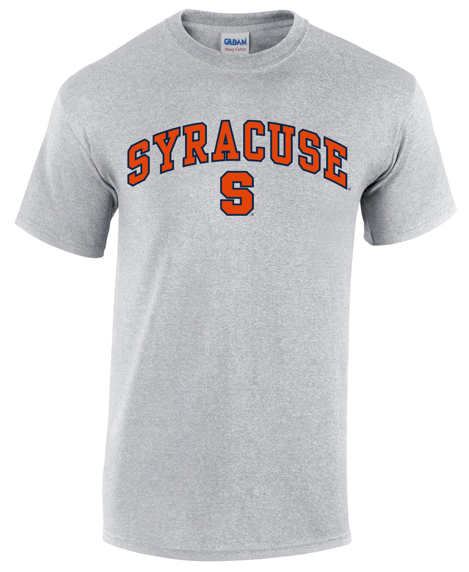 Syracuse Block S Tee – The Original Manny's - Syracuse Team Shop